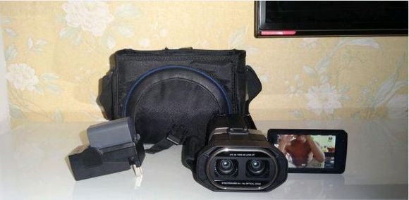 JVC 杰伟世 GS-TD1 3D双镜头高清摄像机